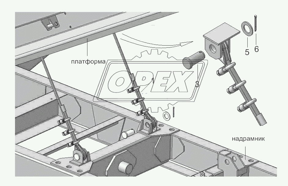 8560-8500060-06 Установка канатов